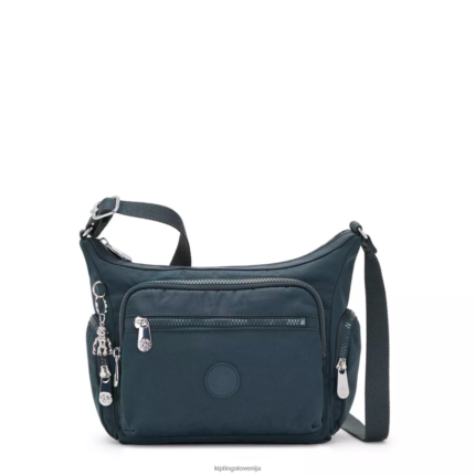 Kipling V4X2B76 bogata modra gabbie majhna torbica za čez ramo ženske torbice za čez ramo